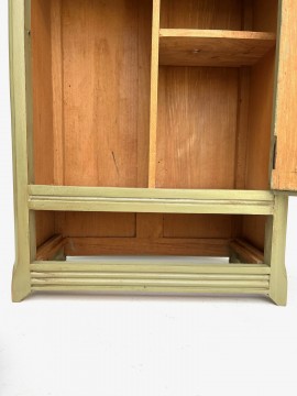 ARMOIRE PHARMACIE 1930 en Bois de frêne, patine par notre atelier