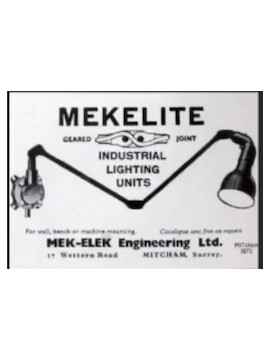 MEK ELEC LAMPE ANGLAISE 1930  MEKELITE 3 BRAS