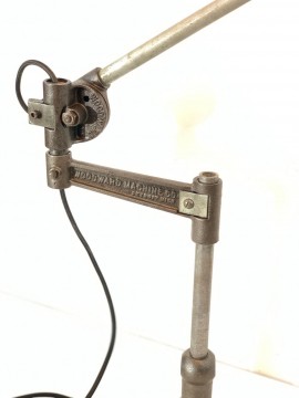 Lampe WOODWARD MACHINE DETROIT USA 1940 - 1950   REFWOOD5