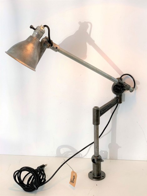 Lampe WOODWARD MACHINE DETROIT USA 1940 - 1950   REFWOOD5