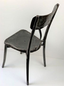 CHAISE METAL 1930 LYON REFECTOIRE des INTERNES HERRIOT HOPITAL