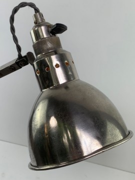 ARTISANAT FRANCAIS 1930 NICKELEE LAMPE