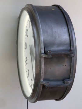 HORLOGE QUAI DE GARE ATO  1960  DOUBLE FACE  PROF AVEC DIAMETRE 65 CM