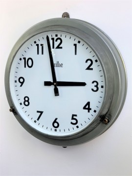 HORLOGE BRILLIE 1950  diametre 50 cm