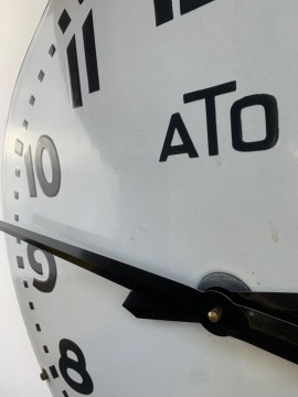 HORLOGE ATO GARE FRANCAISE 1930 CADRAN ÉMAILLÉ