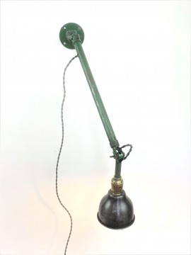 AJUSCO ADJUSTABLE FIXTURE CO  MILWAUKEE WIS Ancienne lampe americaine de marque AJUSCO  1930