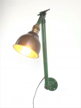 AJUSCO ADJUSTABLE FIXTURE CO  MILWAUKEE WIS Ancienne lampe americaine de marque AJUSCO  1930