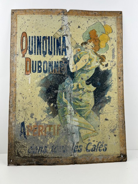 QUINQUINA DUBONNET 1895  Signé CHERET Jules