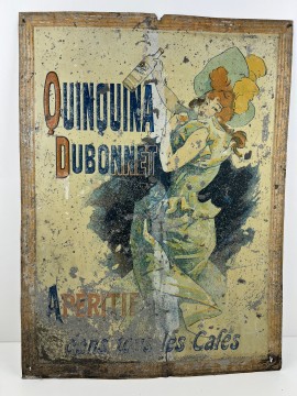 QUINQUINA DUBONNET 1895  Signé CHERET Jules