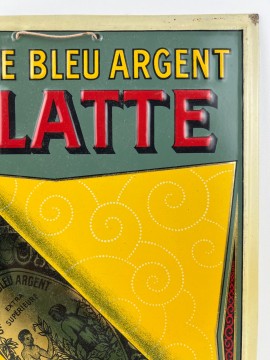 ARLATTE CHICOREE BLEU ARGENT G DE ANDREIS MARSEILLE 1920 1930  REF ARLATTE 2