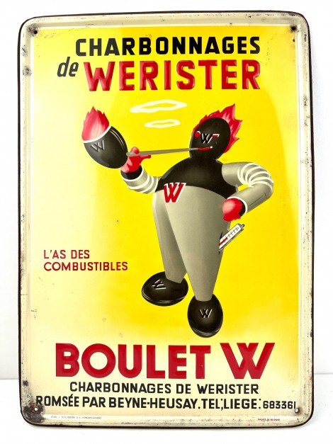 CHARBONNAGES de WERISTER BOULET W  - LIEGE ETS SCHUYBROEK ANVERS