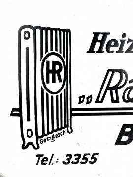 RADIATOR BONN HEIZUNQSWERK  PLAQUE RADIATEUR ALLEMAND