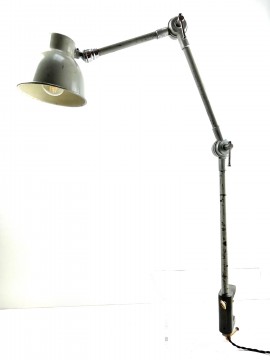 Lampe d'atelier vintage à 2 bras articulés, 1960